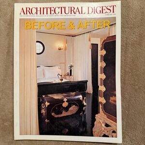 Architectural Digest Magazine February 2001 Before & After Issue Condé Nast